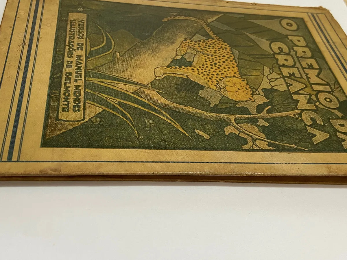 Livro Antigo Raro O Premio Da Creança - Manuel Mendes - Ilustrações De Belmonte