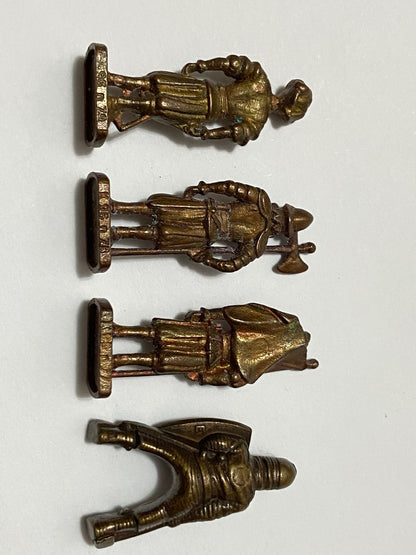 Miniaturas Antigas Soldadinhos De Chumbo Swiss Marrom