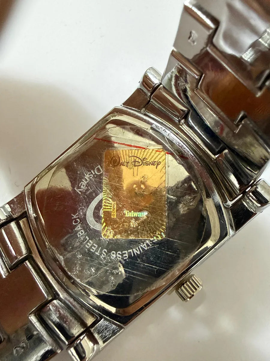 Relógio Disney Mickey Aço Cronógrafo Quartz Original Antigo