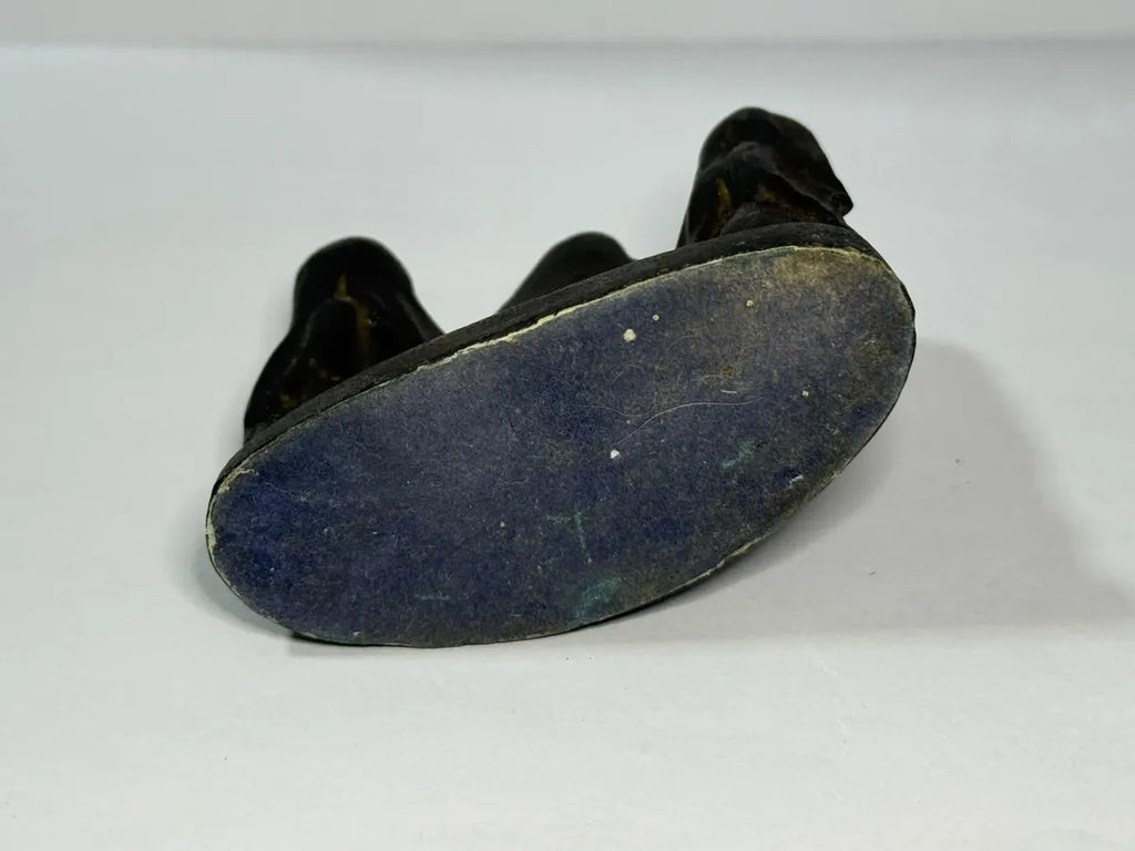 Escultura Antiga Em Bronze Maternidade 3 Mulheres Assinada