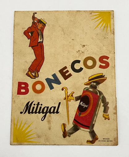 Brinde Folheto Antigo Casa Bayer - Bonecos Mitigal