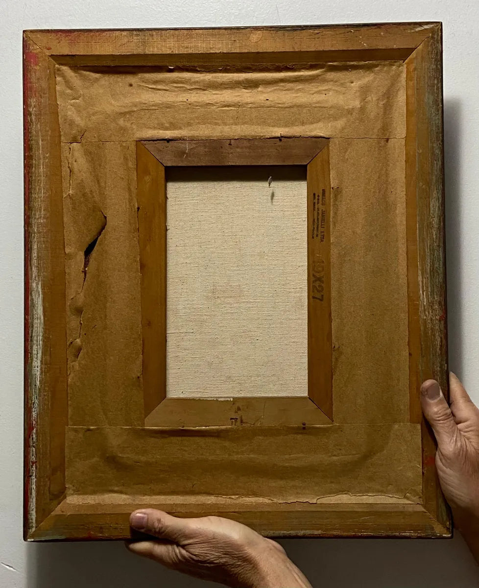 A. Dubsky - Pintura Óleo S/ Tela Casario Antigo