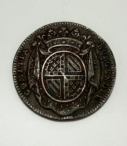 Moeda Antiga Portugal 1725 Regit Me Et Dirigit Orbem