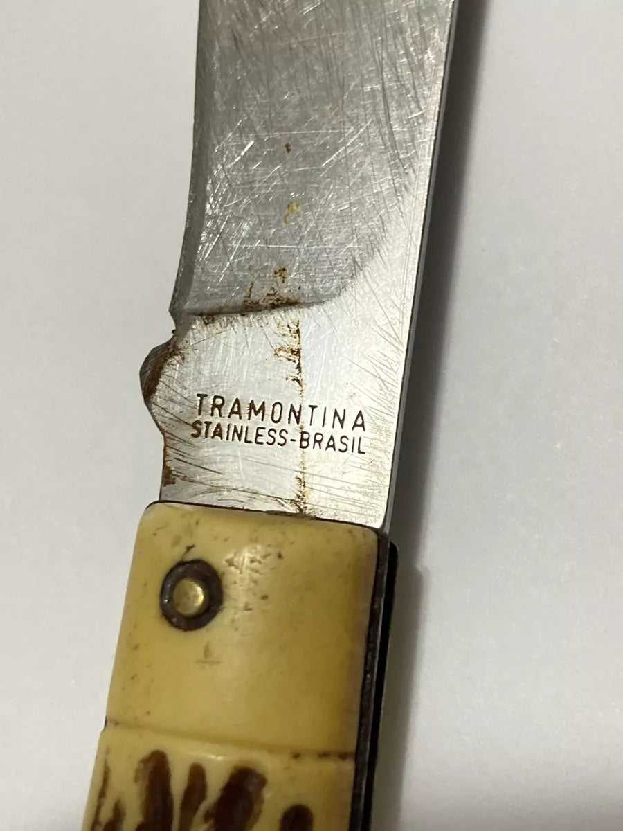 Antigo Canivete Tramontina Pica Fumo