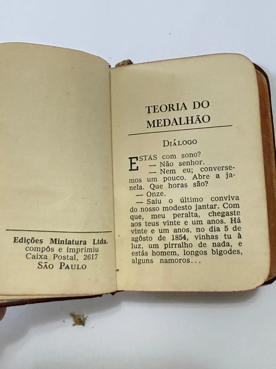 Livro Miniatura Contos Escolhidos Iv Machado De Assis 1963