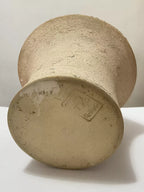Vaso Antigo De Cerâmica Artesanal Rustico Esmaltado