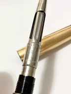 Antiga Caneta Tinteiro Parker Made In Usa Ouro 12k 1/10