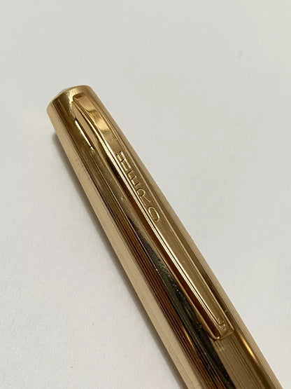 Caneta Tinteiro Antiga Hero 340 Folhada Anos 70