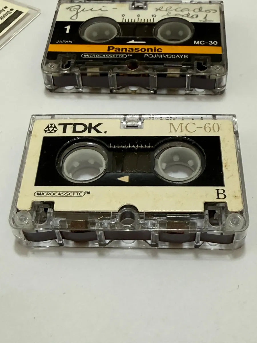 Microcassetes Antigos Panasonic E Tdk Mc-30/60