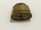 Cadeado Antigo Fraim 5-disc Cylinder - Made In Usa Dourado