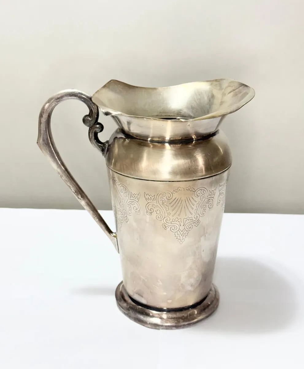 Jarra Antiga Prateada Maesa Frat Forte Ornamental