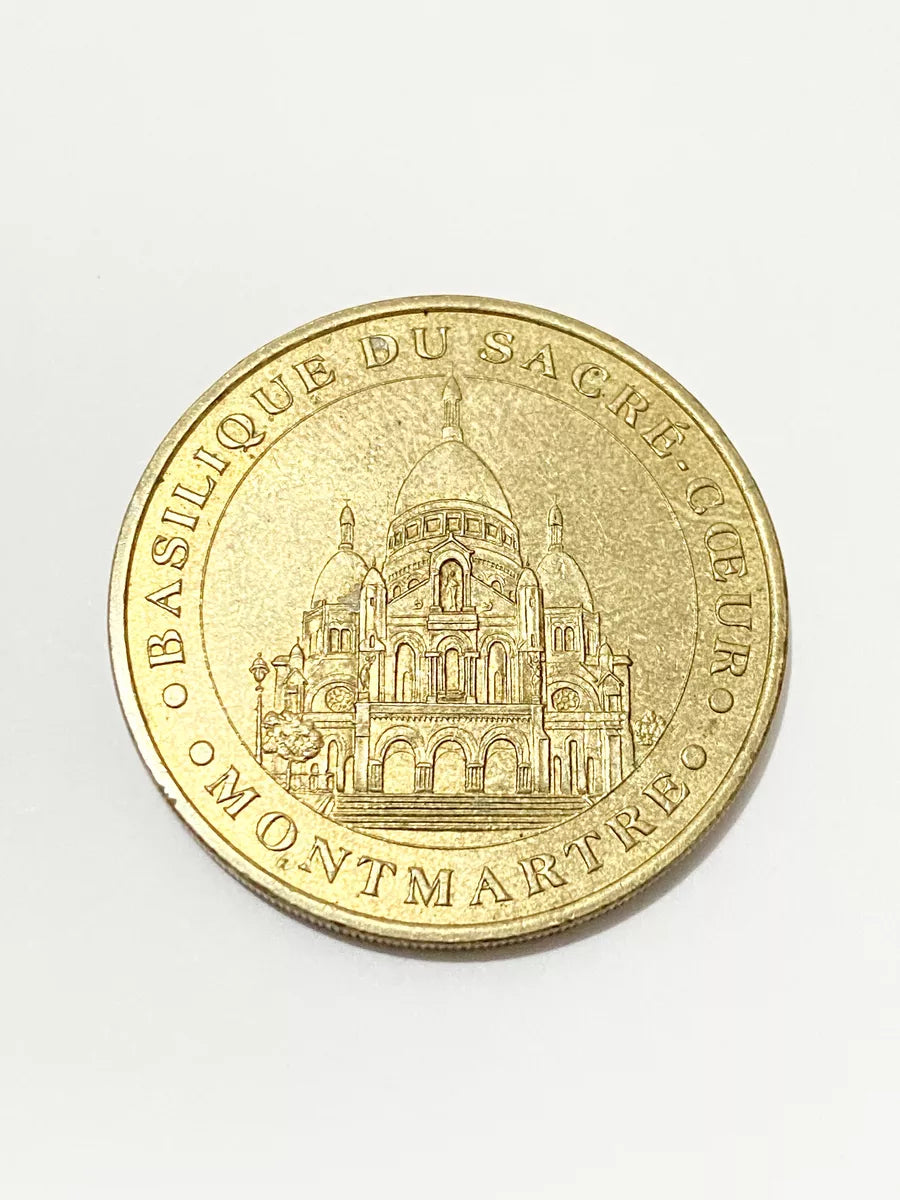 Medalha Comemorativa Antiga Da França - Basílica Sacré-coeur