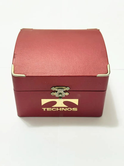 Caixa Original Relógio Technos - Estojo Antigo Vermelho