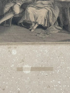 Gravura Antiga Romântica Sec. Xviii/xix Aristocracia França
