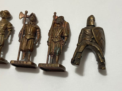 Miniaturas Antigas Soldadinhos De Chumbo Swiss Marrom