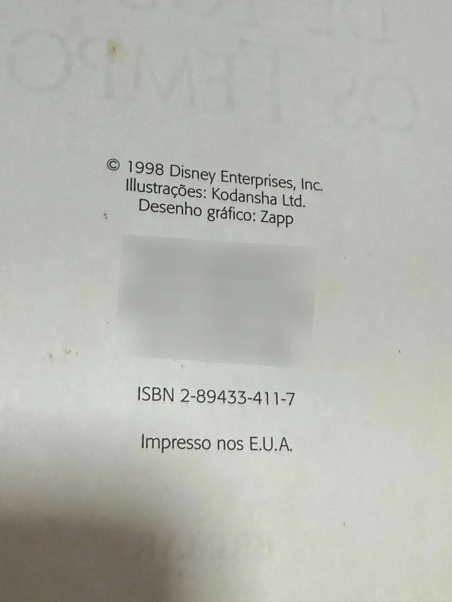 Livro Disney Clássicos Favoritos De Todos Os Tempos 1998 Eua