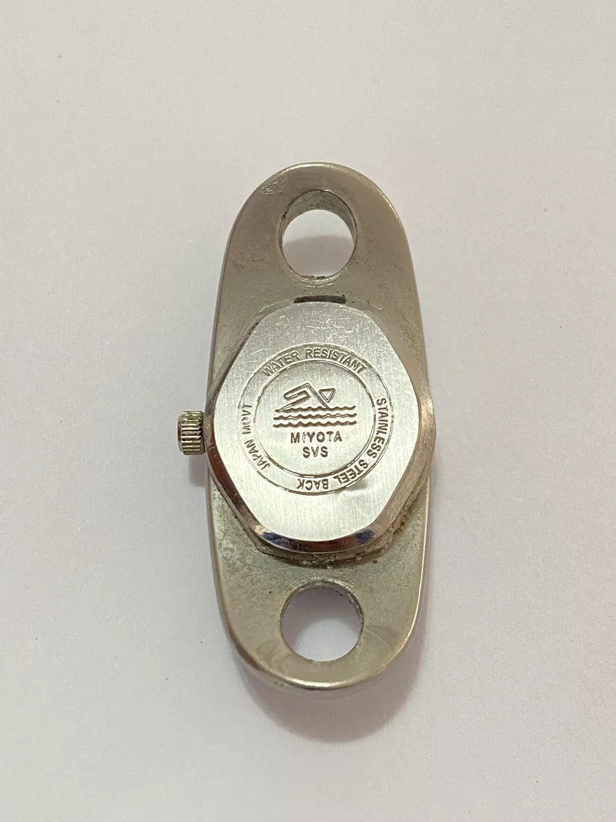 Relógio Antigo Ck Calvin Klein Oval Prata Quartz Japan