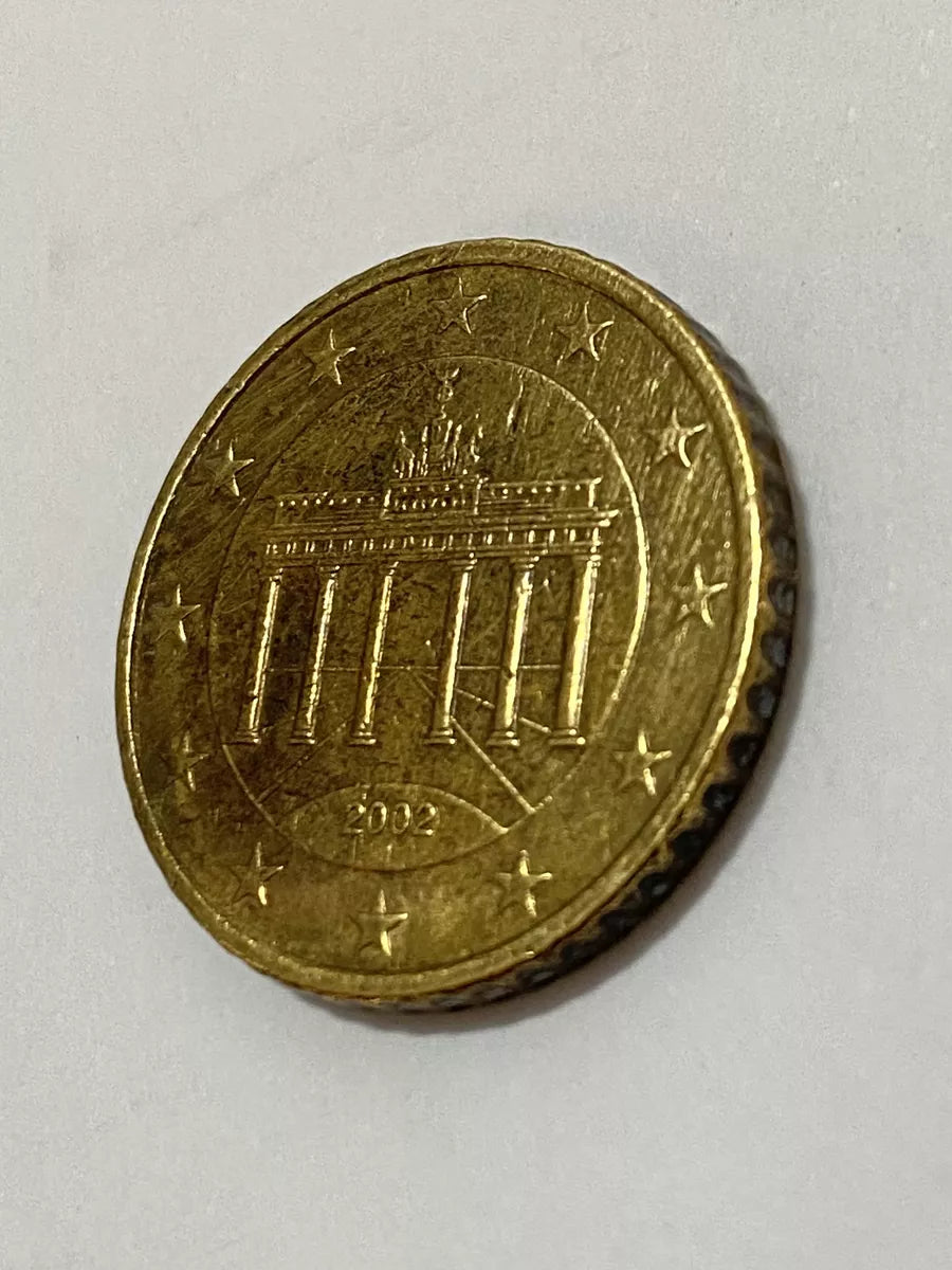 Moeda Antiga Alemanha 50 Euro Cent 2002