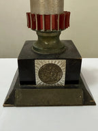 Troféu Antigo Futebol Piazza 39cm Coleção Anos 60/70