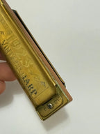 Gaita Antiga Hering 1923 Vintage Harp Com Estojo Original