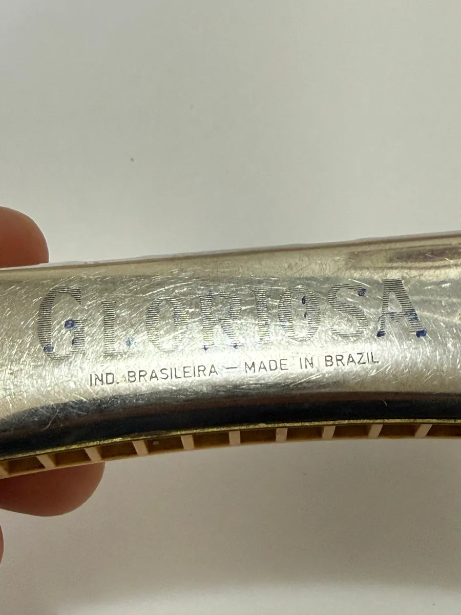 Gaita Harmônica Gloriosa Antiga Made In Brazil Antiga