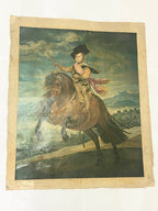 Oleografia Antiga Velázquez – Príncipe Baltasar Espanha - Bom?