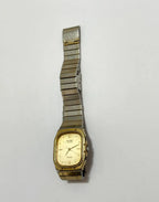 Relógio Antigo Orient Chandor Quartz Japan Folheado Aço