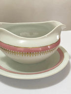 Conjunto Antigo Sopeira E Molheira Em Porcelana Steatita