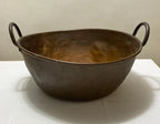 Caldeirão Antigo Em Cobre Com Alças 49cm