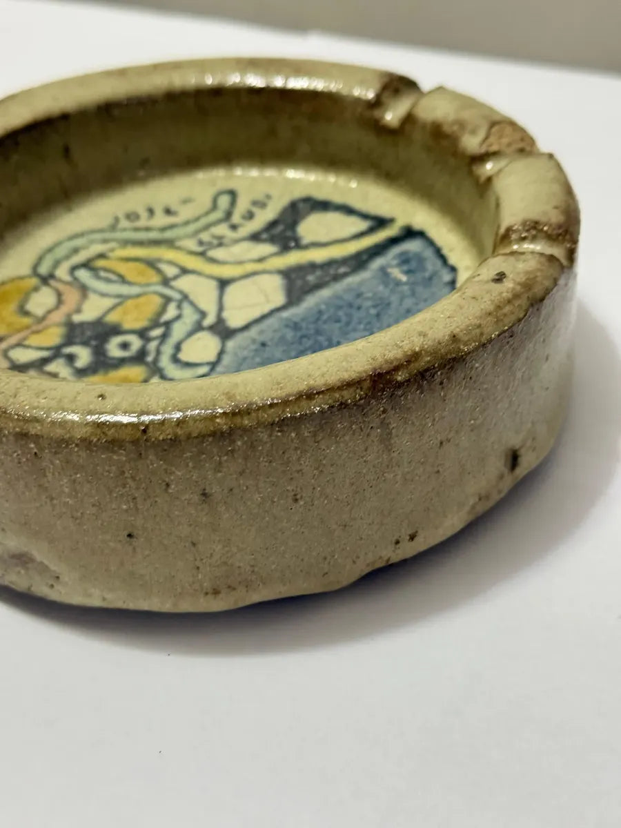 Cinzeiro Antigo Cerâmica Assinado José Cláudio 1984