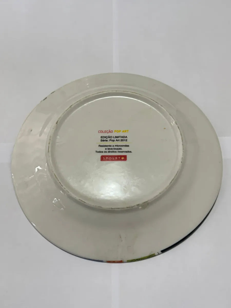 Prato Decorativo Spoleto Pop Art Marcos Aurelio 2012 Tucanos