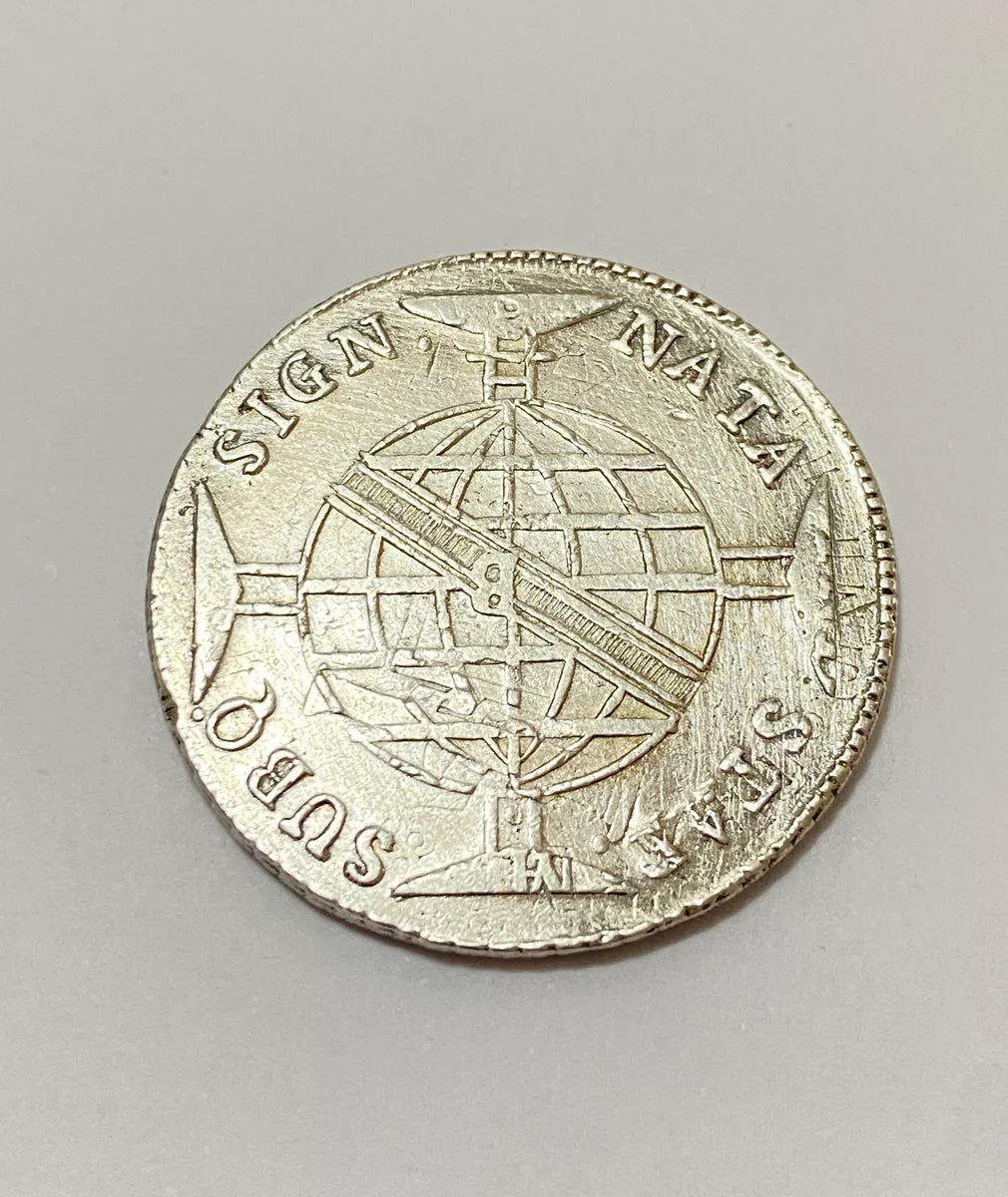 Moeda antiga de Prata de 960 Réis (Patacão) 1816 Rei João VI