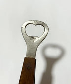 Abridor De Garrafas Antigo Maesa Cabo Madeira 18,5cm