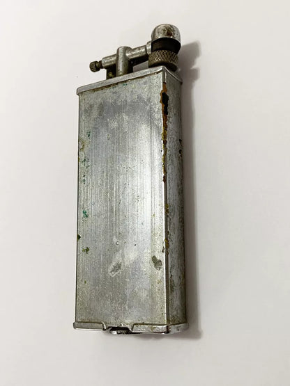 Isqueiro Antigo Marca A D Cromado Prata