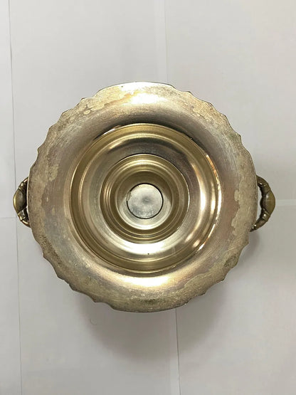 Antiga Champanheira Em Metal Espessurado À Prata Eberle