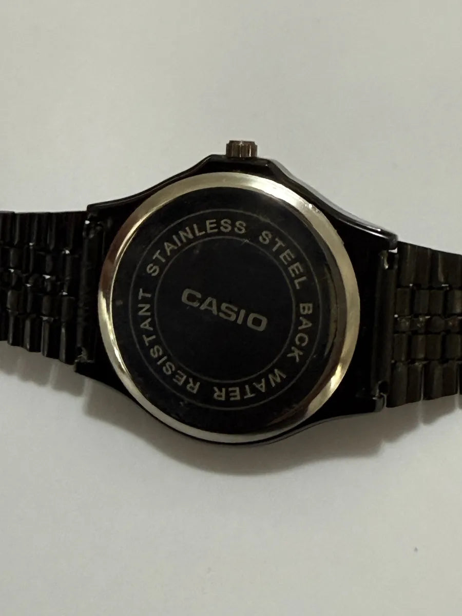 Relógio Casio Analógico Wr50m Calendário Pulseira Preta