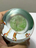 Peso De Papel Murano Árvore Colorida Em Vidro