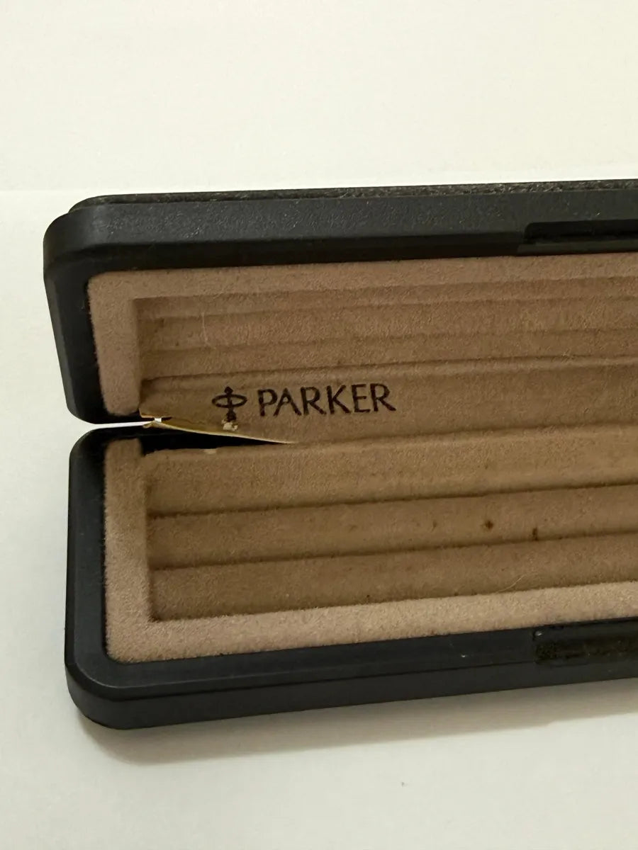Estojo Antigo Caneta Parker Original Certificado De Garantia