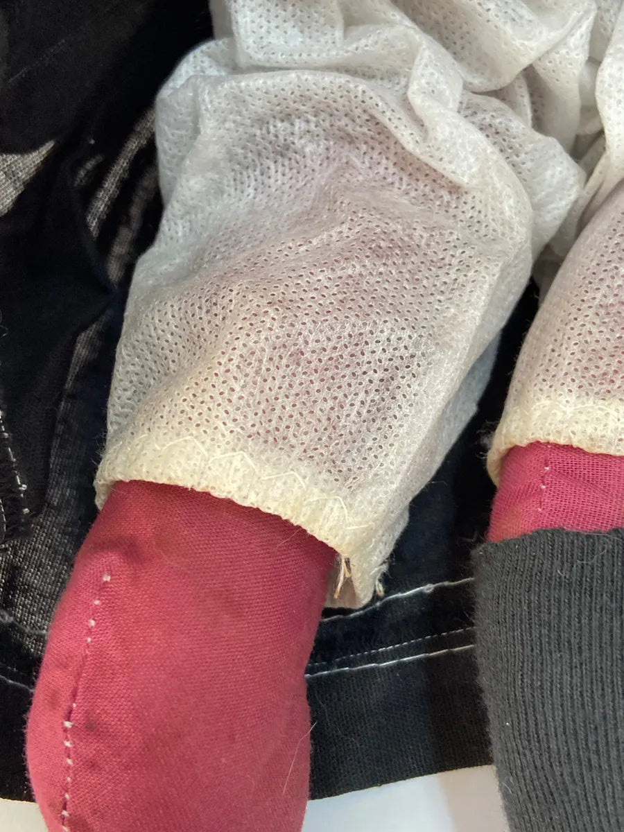 Boneca Antiga De Pano Artesanal De Blumenau Traje Alemão