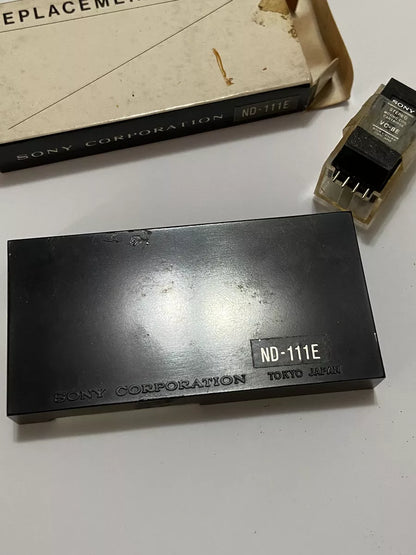 Antigo Raro Cartucho Sony Vc-8e + Agulha Ag-110 Toca Discos
