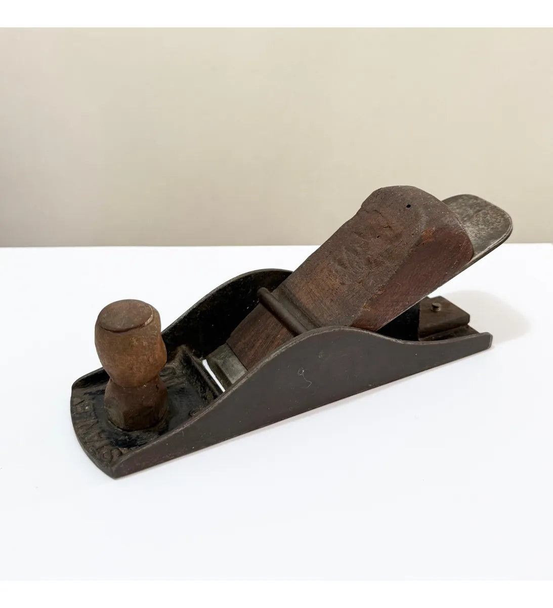 Plaina Manual Antiga Stanley No 110 Ferro E Madeira 16,5cm