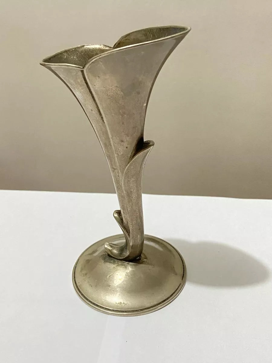 Vaso Antigo Mini Jarra Art Decor Espessurada A Prata
