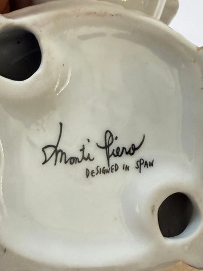 Escultura Porcelana Anjos Sapato - Monti Piero Espanha