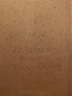 J. L Zechetto 1977 - Quadro Pintura Óleo Sobre Tela Abstrata