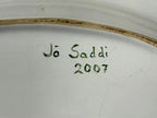Travessa Cerâmica Pintada À Mão Assinada Jó Saddi - Frutas