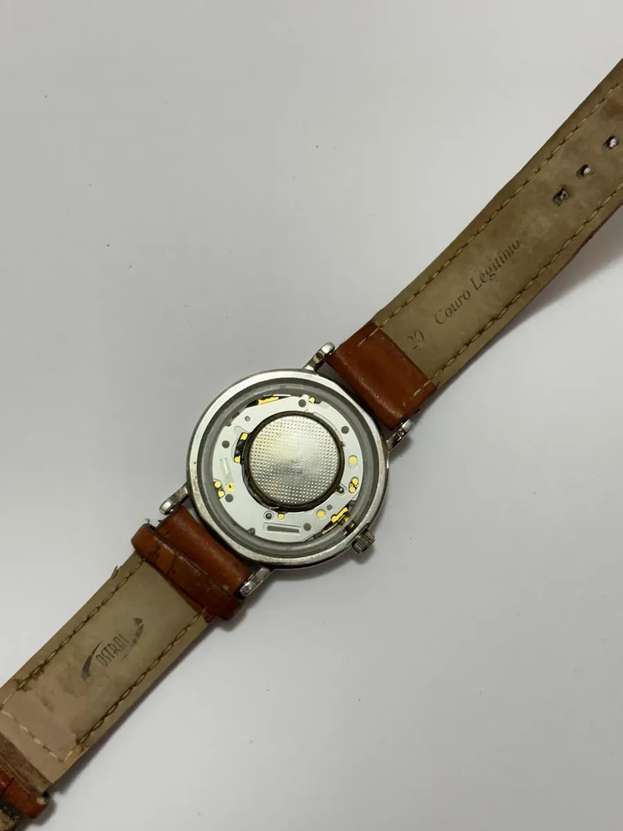 Relógio Timex Indiglo Clássico Pulseira Couro Marrom