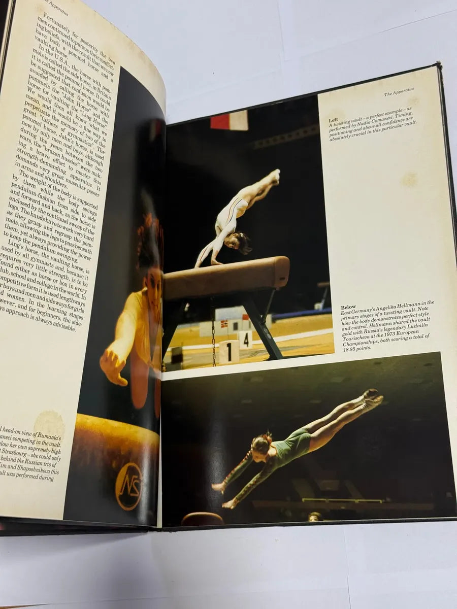 Livro Antigo Ginástica Artística Olímpica Ilustrado