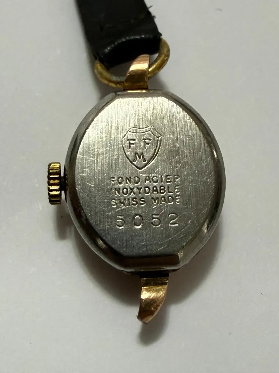 Relógio Antigo Tressa Swiss 17 Jewels Dourado