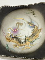 Bowl Covilhete Antigo Porcelana Japonesa Dragão Em Relevo