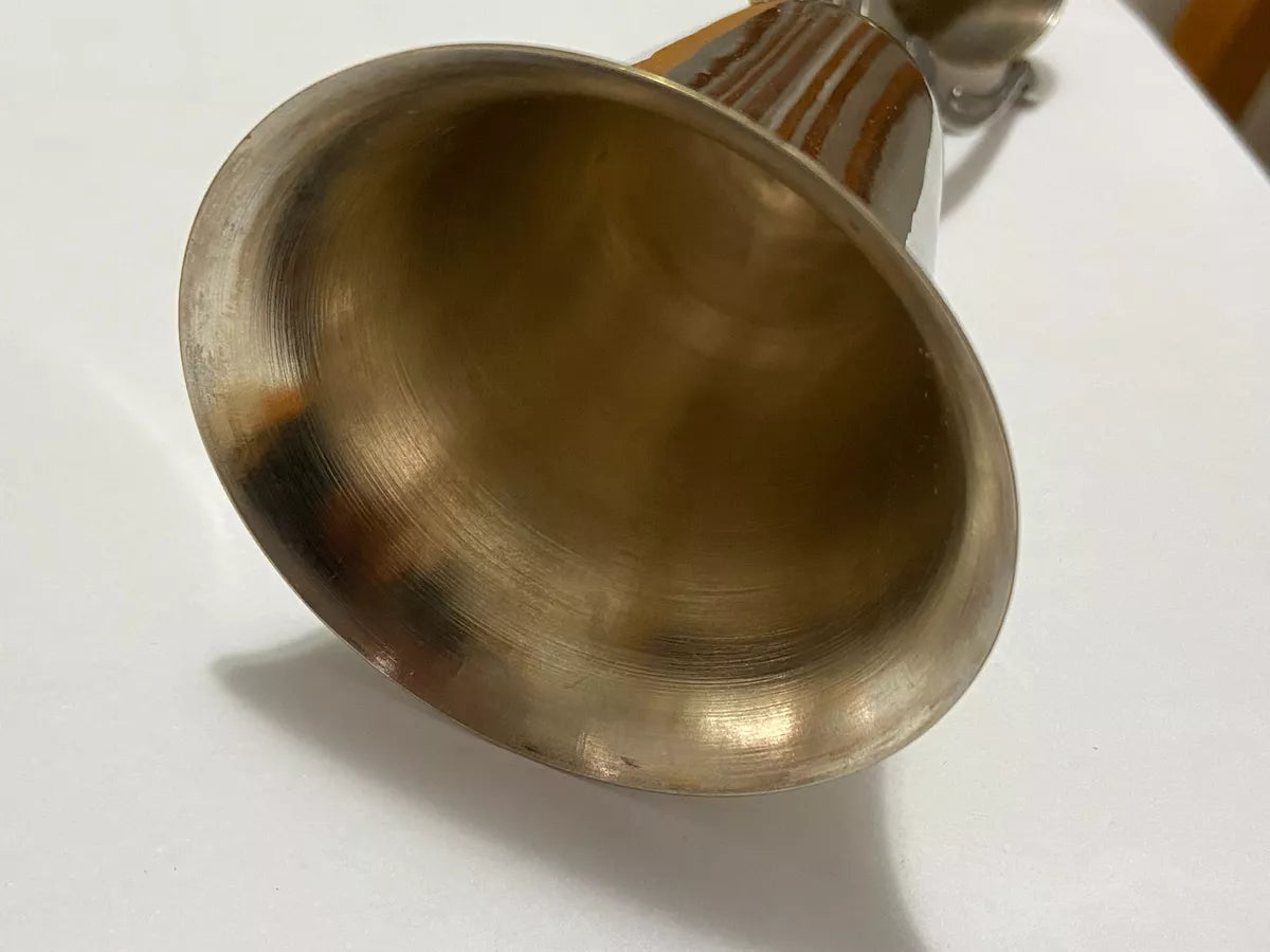 Antiga Raro Copo Cálice De Casamento Coração Cor Prata Prateado